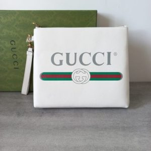 [SALE] GUCCI MEN LARGE LOGO POUCH BAG