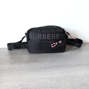 [SALE] BURBERRY LOGO DETAIL NYLON CROSSBODY BAG