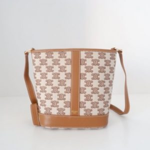 [SALE] CELINE BUCKET IN TRIOMPHE CANVAS BAG