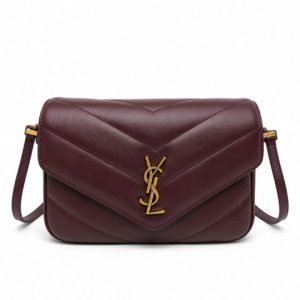 YSL LOULOU TOY CROSSBODY IN MATELASSE LAMBSKIN