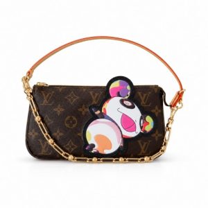 LOUIS VUITTON X TM POCHETTE ACCESSOIRES WITH PANDA CHARACTER