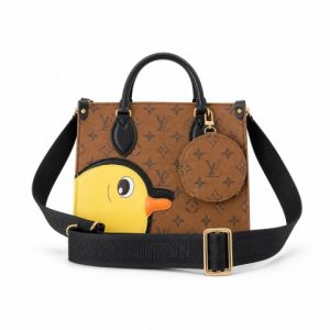 LOUIS VUITTON ONTHEGO PM WITH A PLAYFUL DUCK HEAD
