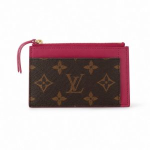 LOUIS VUITTON ZIPPED CARD HOLDER MONOGRAM CANVAS