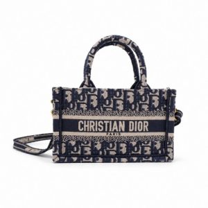 DIOR MINI BOOK TOTE WITH STRAP