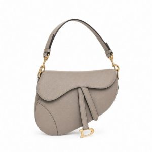 DIOR SADDLE GRAINED CALFSKIN BAG WITH STRAP