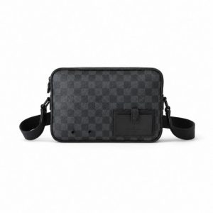 LOUIS VUITTON ALPHA MESSENGER DAMIER GRAPHITE CANVAS
