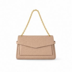 LOUIS VUITTON ANYTIME FLAP BAG MONOGRAM EMPREINTE LEATHER