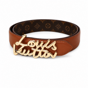 LOUIS VUITTON SCRIPT 30MM BELT
