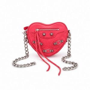 BALENCIAGA LE CAGOLE HEART MINI BAG