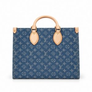 [SALE] LOUIS VUITTON ONTHEGO MM MONOGRAM DENIM (REMIX COLLECTION)