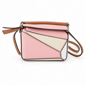 LOEWE MINI PUZZLE COLORBLOCK BAG IN CLASSIC CALFSKIN