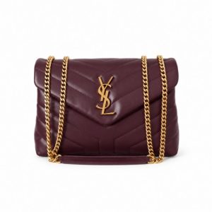 YSL LOULOU SMALL BAG IN MATELASSE "Y" LEATHER