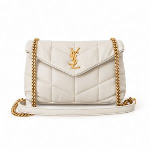 YSL PUFFER TOY BAG IN QUILTED LAMBSKIN